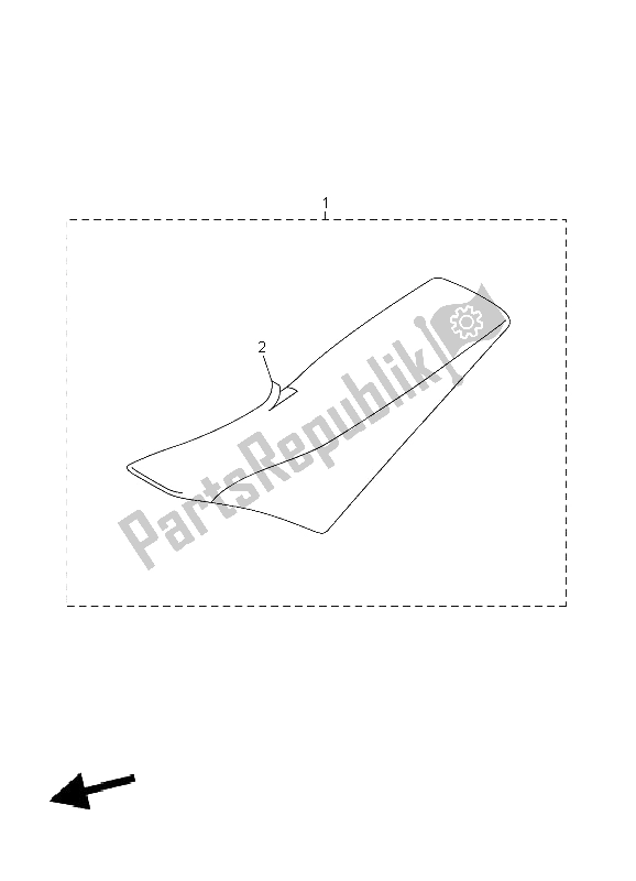 Tutte le parti per il Posto A Sedere del Yamaha YZ 250F 2009