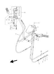 stuurhendel en kabel