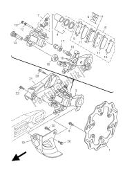 REAR BRAKE CALIPER