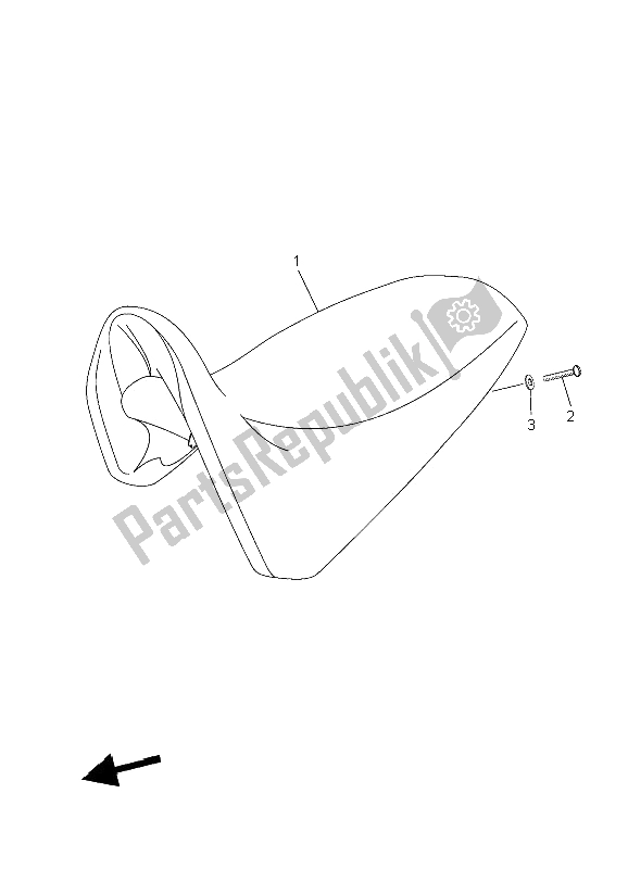 All parts for the Seat of the Yamaha XT 125R 2006