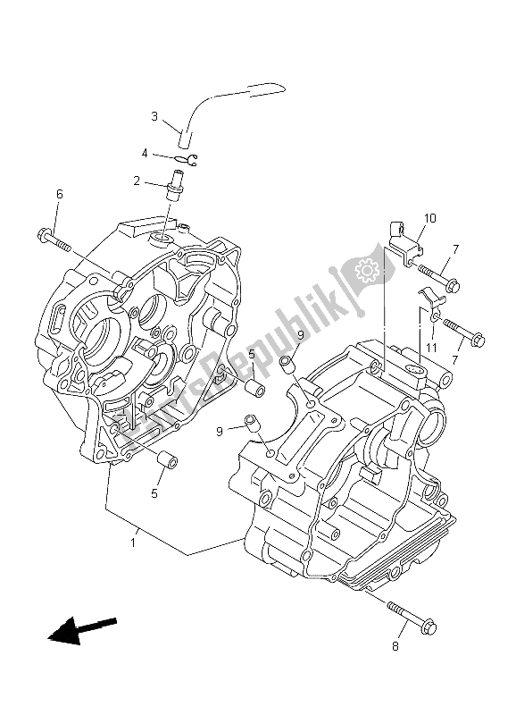 Wszystkie części do Korbowód Yamaha TT R 125E SW LW 2004