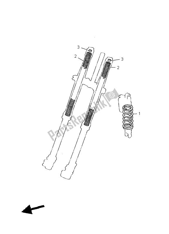 Todas las partes para Alternativo (chasis) de Yamaha YZ 125 2002