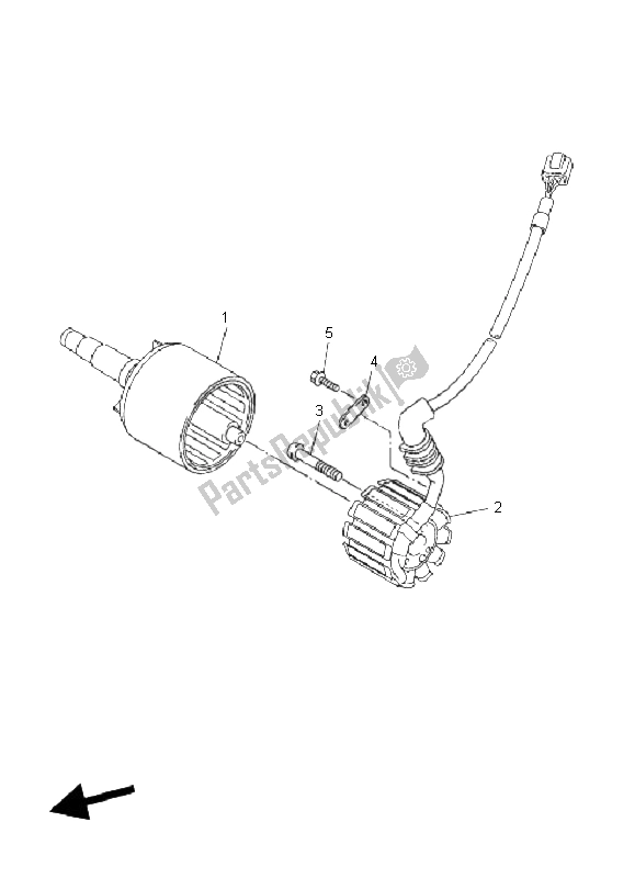 Toutes les pièces pour le Générateur du Yamaha FZ1 S Fazer 1000 2009