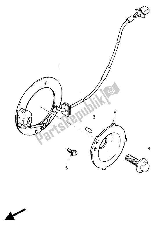 Tutte le parti per il Raccogliere Bobina E Regolatore del Yamaha FJ 1200A 1991