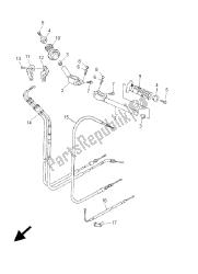 stuurhendel en kabel