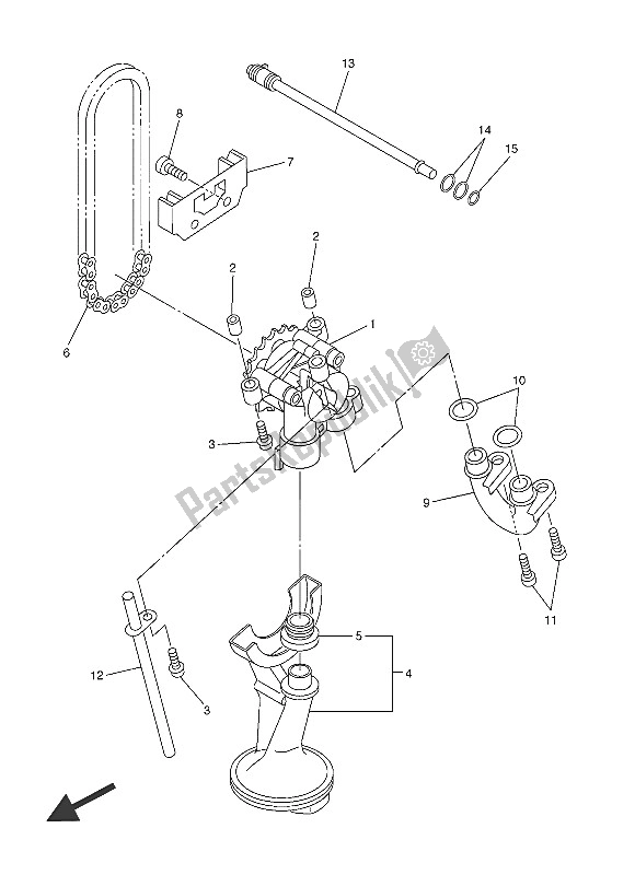 Tutte le parti per il Pompa Dell'olio del Yamaha XJ6N 600 2016