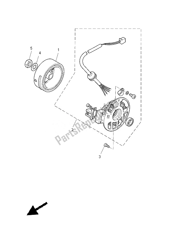 Tutte le parti per il Generatore del Yamaha NS 50N 2013