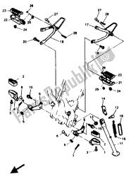 soporte y reposapiés