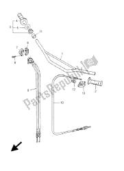 stuurhendel en kabel