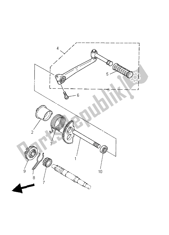 Wszystkie części do Rozrusznik Yamaha PW 50 2002