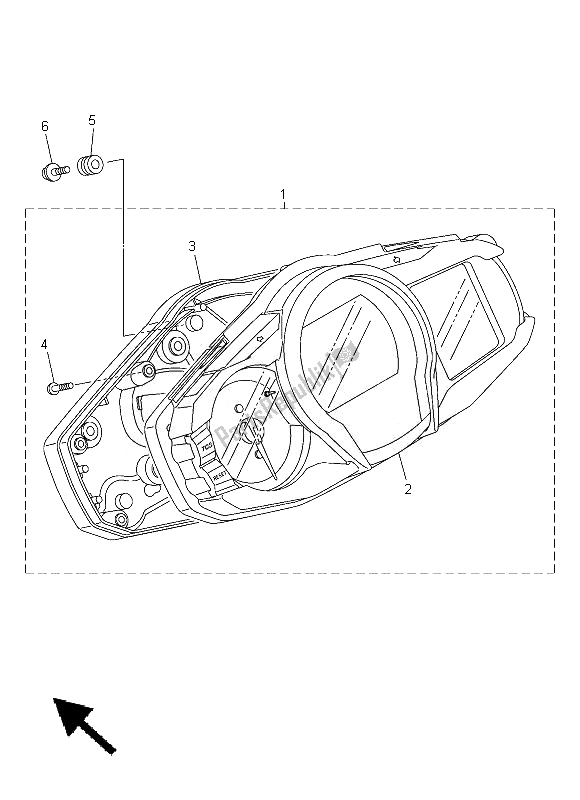 Todas las partes para Metro de Yamaha FJR 1300A 2014