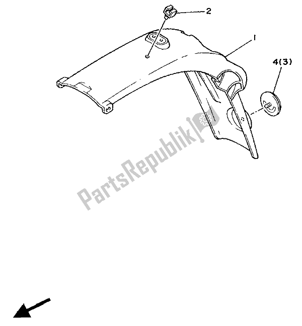 Tutte le parti per il Alternato (per Essere) del Yamaha XT 350 1991