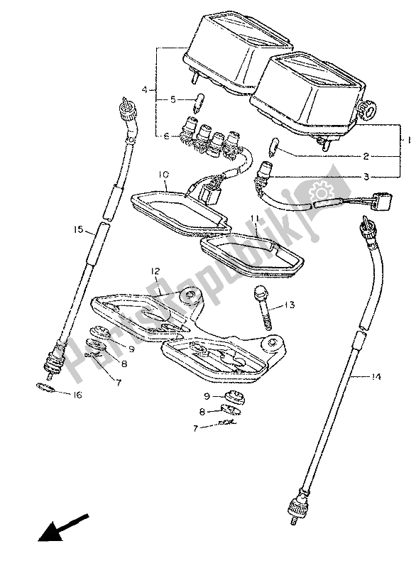 Wszystkie części do Metr Yamaha XT 600 1986