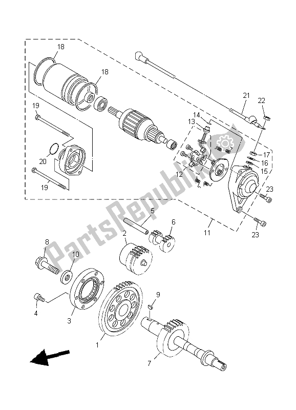 Todas las partes para Inicio de Yamaha XV 1900A Midnighst Star 2009