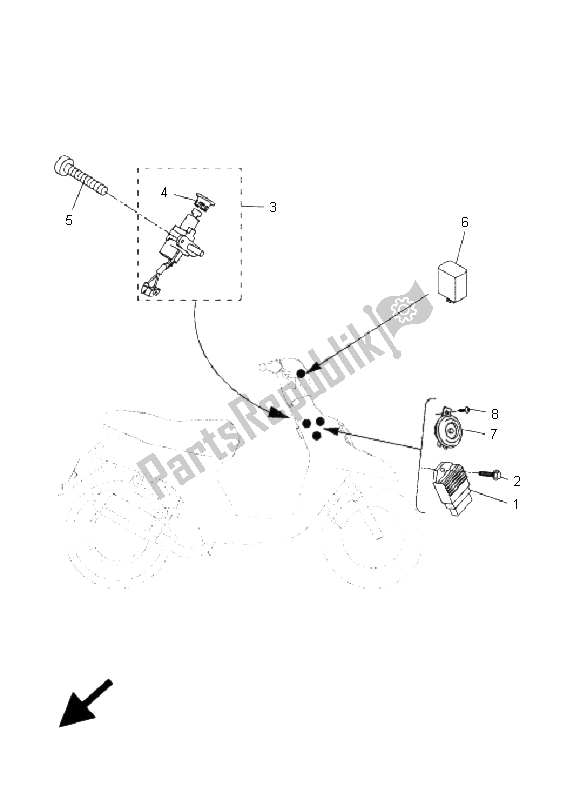 Tutte le parti per il Elettrico 1 del Yamaha CW 50L BWS 2005