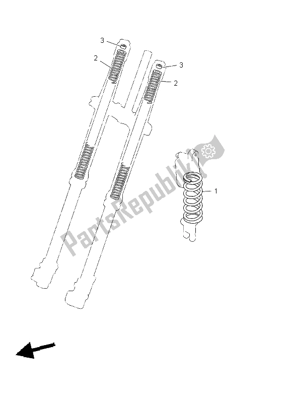 All parts for the Alternate(chassis) of the Yamaha YZ 250F 2002