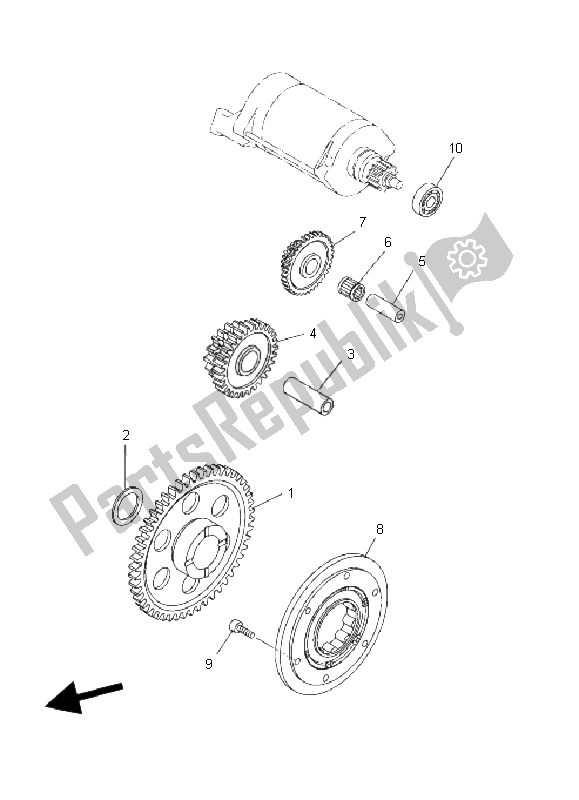 Toutes les pièces pour le Entrée du Yamaha YFM 660R 2005