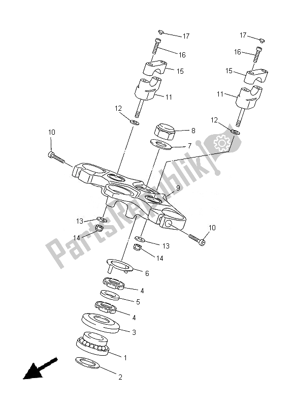 Tutte le parti per il Timone del Yamaha XJ 6 NA 600 2014