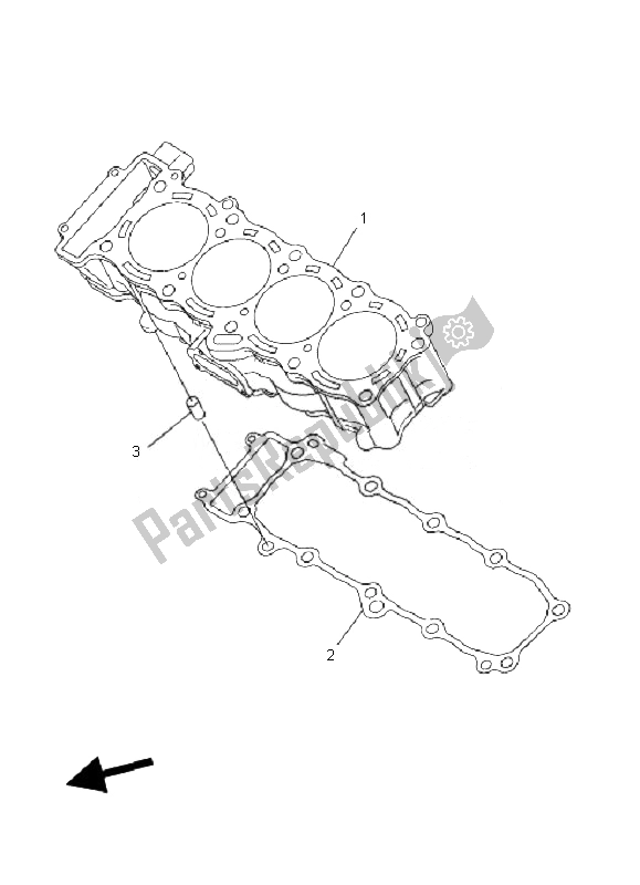 Tutte le parti per il Cilindro del Yamaha FZ1 SA Fazer 1000 2007