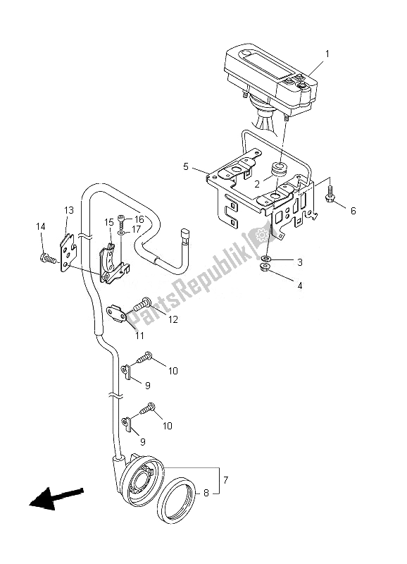 Tutte le parti per il Metro del Yamaha WR 250F 2007