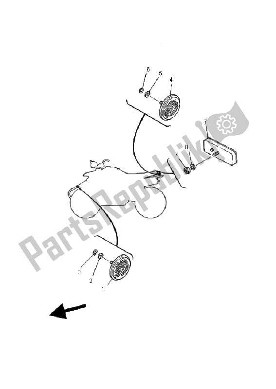 All parts for the Electrical 2 of the Yamaha YFS 200 Blaster 2001