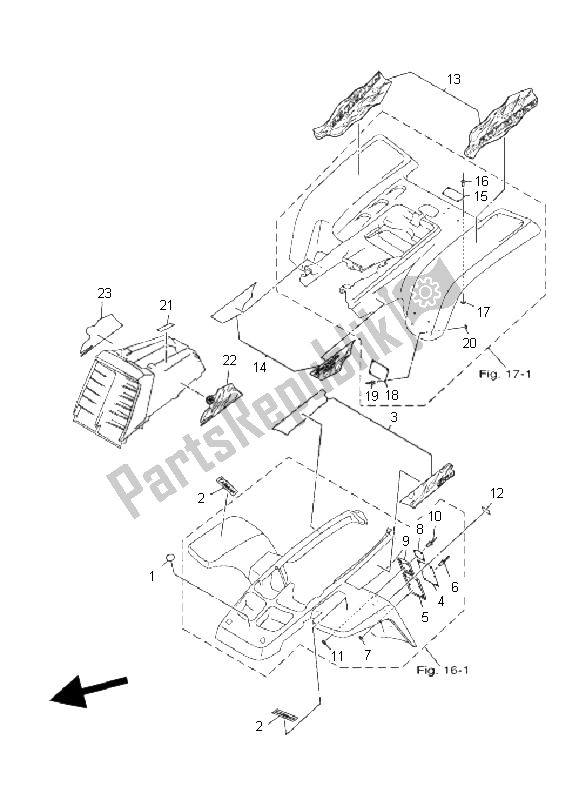 Tutte le parti per il Emblema Ed Etichetta 2 del Yamaha YFZ 350 Banshee 2008