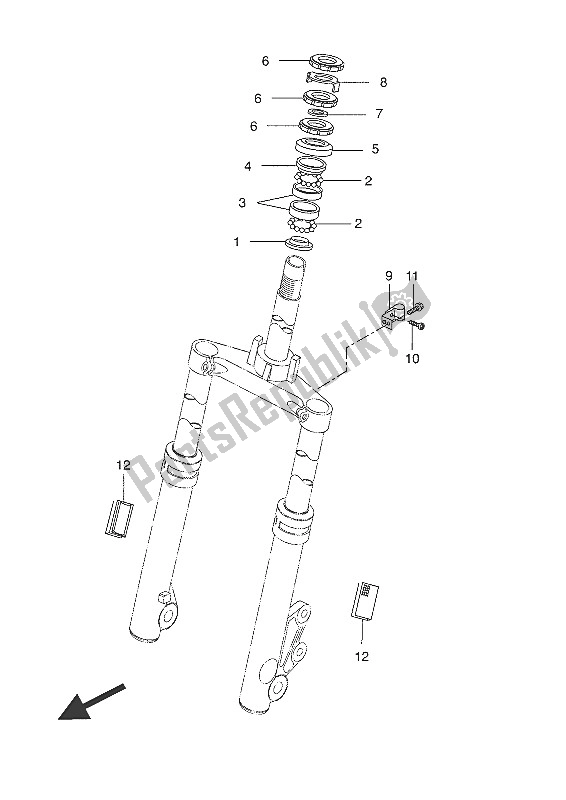 Tutte le parti per il Timone del Yamaha CW 50 LN 2016