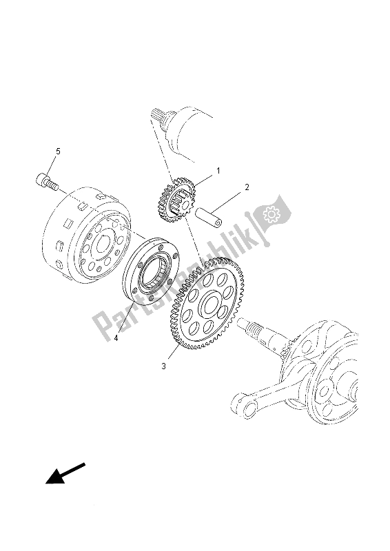 Toutes les pièces pour le Entrée du Yamaha YP 400 RA 2014