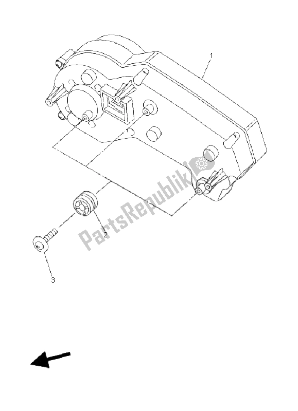 Toutes les pièces pour le Mètre du Yamaha FZ1 S Fazer 1000 2006