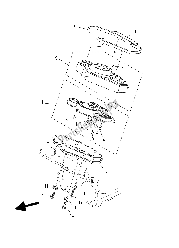 Tutte le parti per il Metro del Yamaha TDM 900 2002