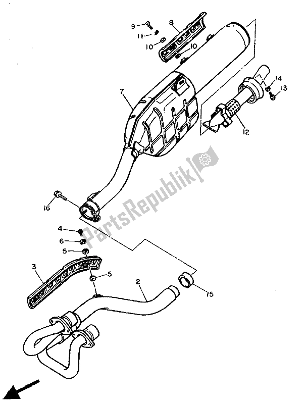 Wszystkie części do Alternatywny (silnik) Yamaha XT 600 1986