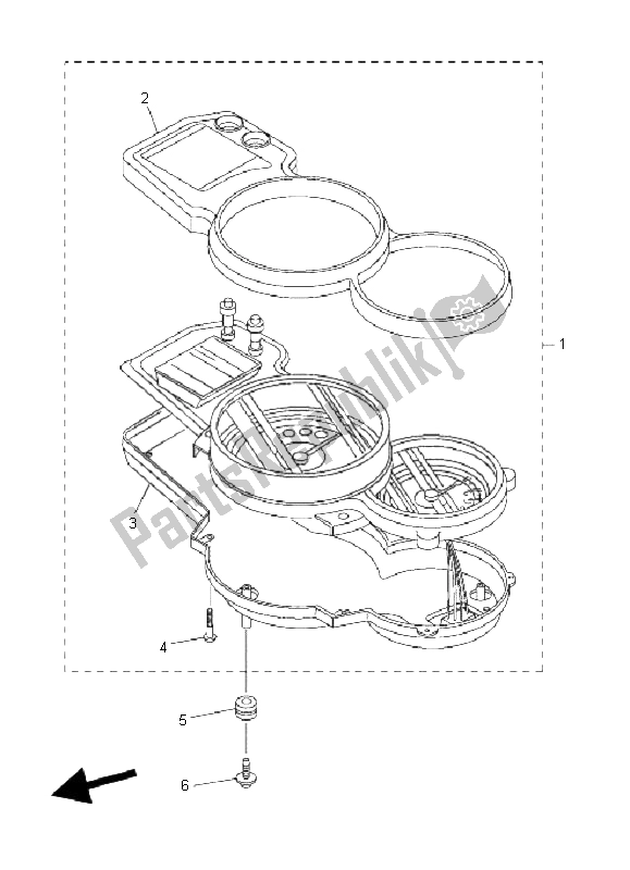 Todas las partes para Metro de Yamaha FJR 1300A 2006