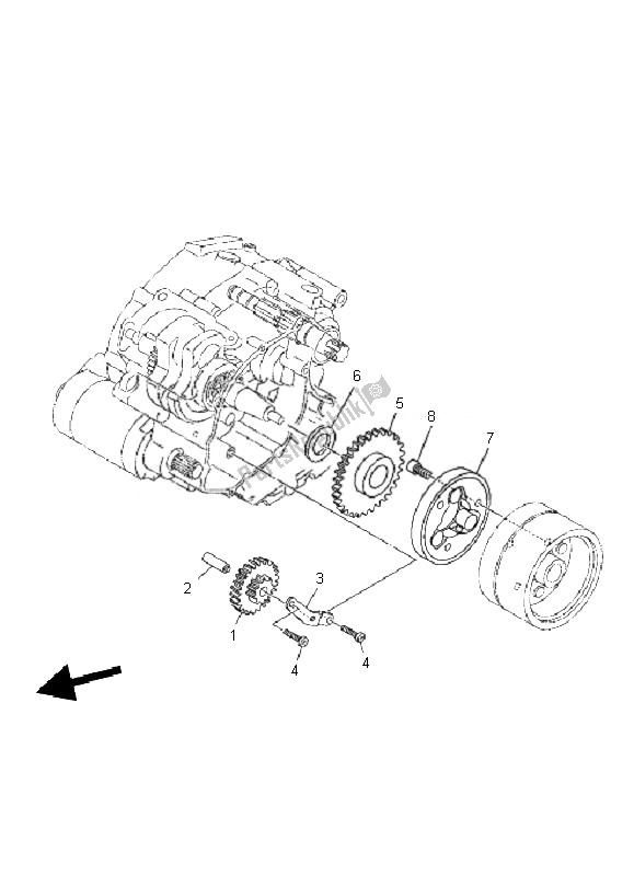 Todas las partes para Embrague De Arranque de Yamaha TT R 125E SW LW 2010