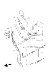 stuurhendel en kabel