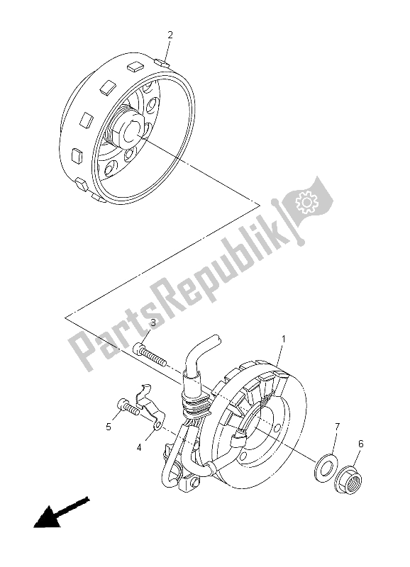 Wszystkie części do Generator Yamaha WR 250X 2012