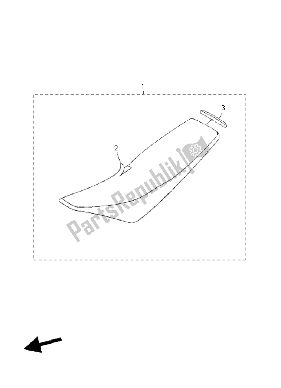 All parts for the Seat of the Yamaha WR 450F 2011