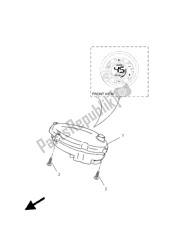 Todas as partes de Metro do Yamaha NS 50 2013