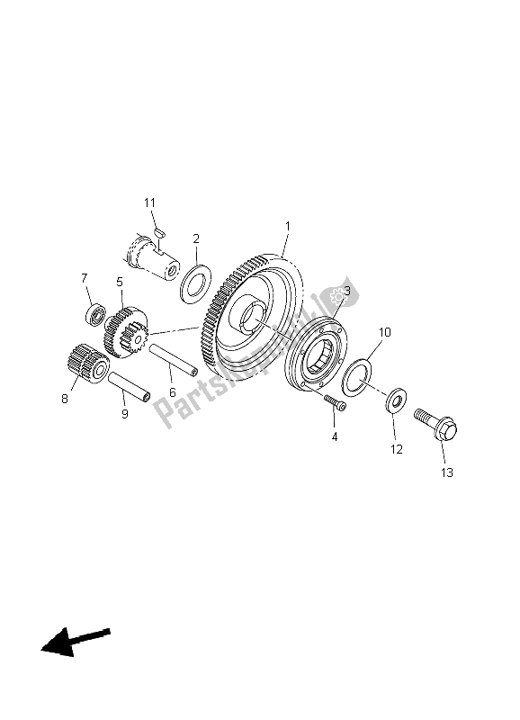 Alle onderdelen voor de Beginner van de Yamaha XVS 950A 2009