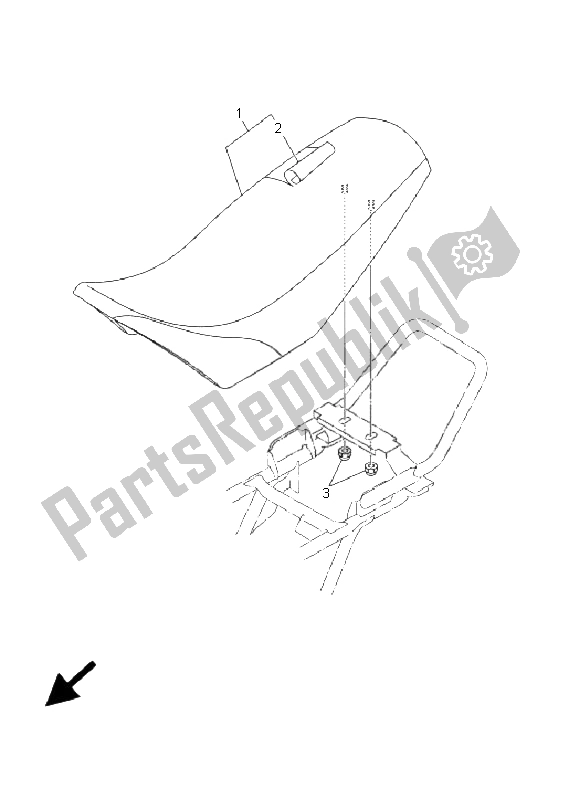 Todas las partes para Asiento de Yamaha TT R 90 M 2000