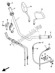 stuurhendel en kabel