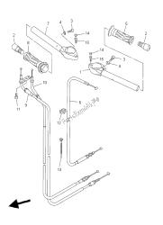 stuurhendel en kabel