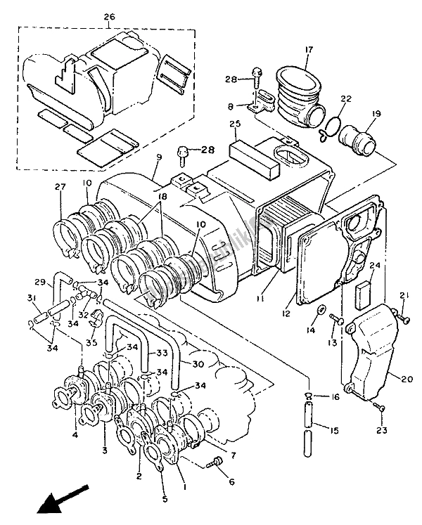 Todas las partes para Consumo de Yamaha XJ 600 1991