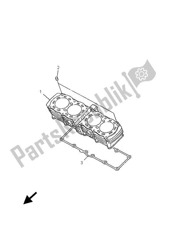 Wszystkie części do Cylinder Yamaha FZS 600 Fazer 2001