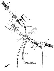 stuurhendel en kabel