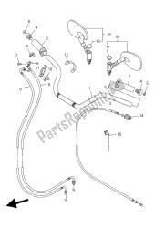 stuurhendel en kabel