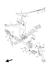 soporte y reposapiés