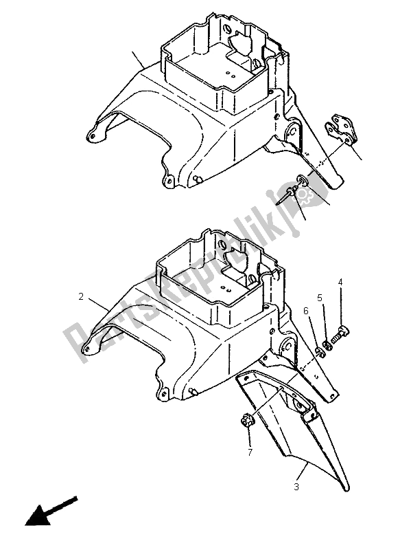 Tutte le parti per il Carburatore Alternativo (den, Né) del Yamaha XTZ 750 Super Tenere 1995