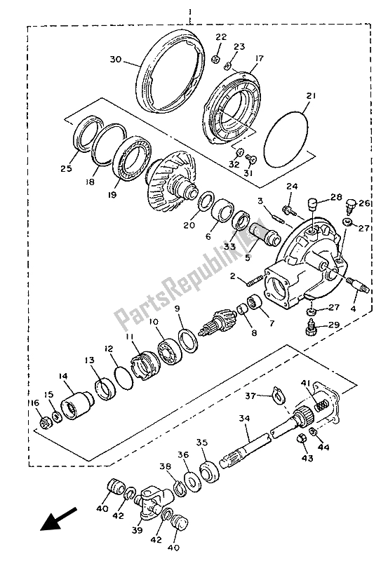 Tutte le parti per il Albero Di Trasmissione del Yamaha V MAX 12 1200 1993