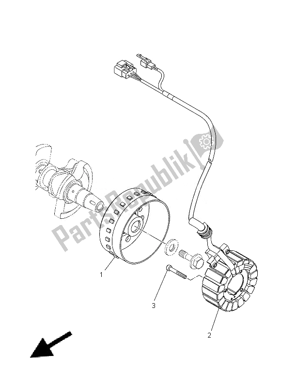 Wszystkie części do Generator Yamaha MT 09A 900 2014