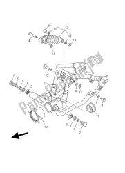 bras arrière et suspension